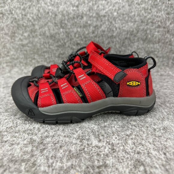 ✅Kids Size 13 Keen Newport H2 Sandals Waterproof Red Walking Hiking Comfort Shoe - Picture 8 of 12